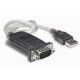 Cable convertidor USB-A a SERIAL macho (DB9)